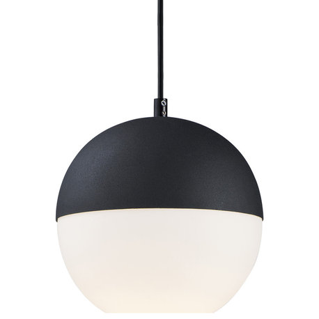 ET2 E20361-92 Half Moon 8"W LED Mini Pendant - Black