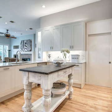 Monochromatic Modern Kitchen - Plano, TX