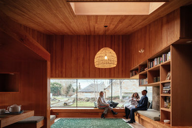 This is an example of a medium sized contemporary home in Glasgow.
