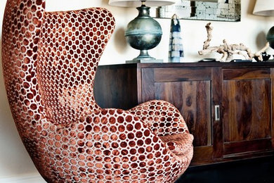 Inspiration for a contemporary living room remodel in Austin