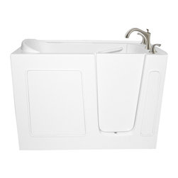 48" x 30" ARIEL EZWT-3048 SOAKER LEFT WALK-IN ADA COMPLIANT ALCOVE BATH TUB - Bathtubs