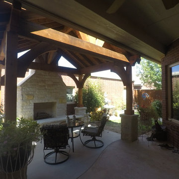 Cozy Pavilion with Fireplace