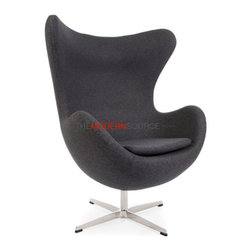 Egg Chair Reproduction ( Cashmere ) - Armchairs And Accent Chairs