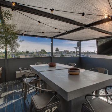 Venice Beach architectural modern with rooftop deck