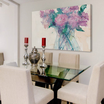"Mixed Blush" Painting Print on Wrapped Canvas