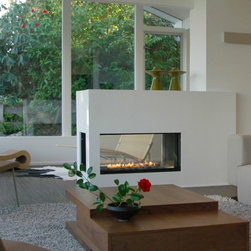 Spark Direct Vent 3ft Tri Vu Model 92 - Indoor Fireplaces