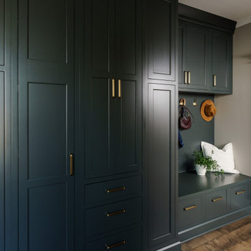 Quivira Road - Overland Park Main Floor RemodelA highly functional mudroom entry