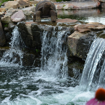 Gorgeous Pavers and a Soothing Waterfall