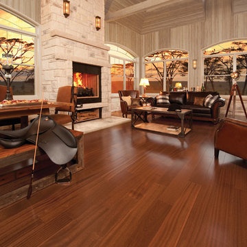 Mirage African Mahogany Brass Engineered Hardwood Flooring