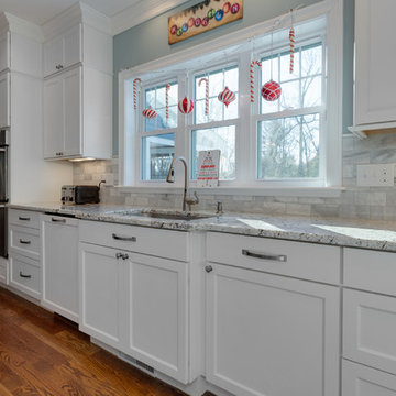 Festive White Kitchen - New Construction