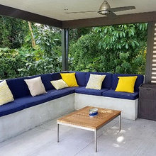 Pool side seating