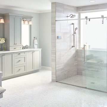 Transitional Bathroom with U by Moen™ Digital Shower