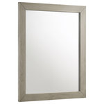 Meridian Furniture - Weston Mirror, Gray Stone Wood Finish - Count on this Weston mirror to give your bedroom a burst of industrial midcentury charm while reflecting your fabulous tastes. Each piece features a grey stone wood finish that's modern and boldand that looks both sleek and chic in your contemporary bedroom. Mix and match the pieces of this elegantly eye-catching collection to suit your space requirements and needs.