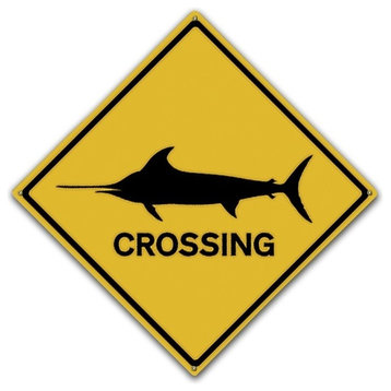 Swordfish Crossing, Classic Metal Sign