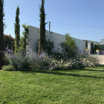 Création d'un jardin paysager à La Crau
