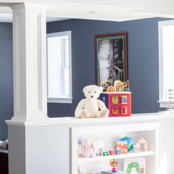 Stylish Groundwork- A Connecticut Shoreline Basement Renovation