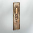 Finger Plate Sausage & Pea, Antique Satin Brass