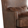 Picket House Elia Chair With Chrome Nails, Sierra Toffee