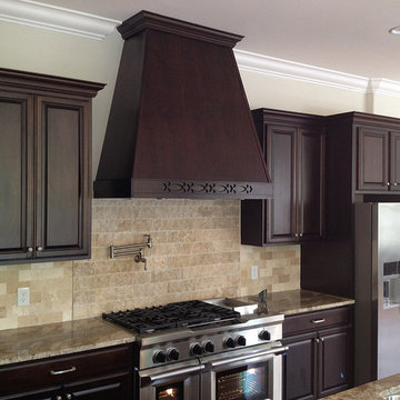 Travertine Backsplash