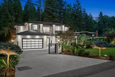 Example of a trendy exterior home design in Vancouver