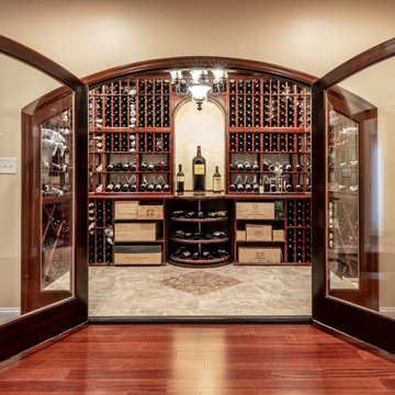 Amazing Basement Remodel, with Irresistible Wine Cellar in Ashburn VA