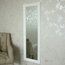 Tall / Long White Ornate Wall / Leaner Mirror 47cm x 142cm