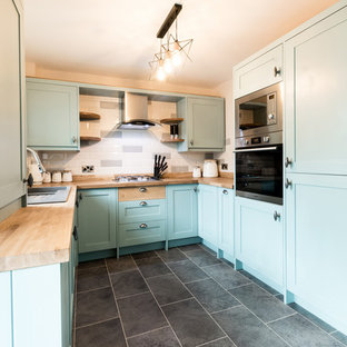 Dix blue shaker kitchen