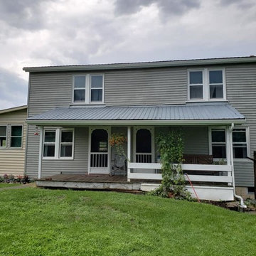 House & Barn- White Seamless Gutters