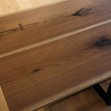 10 Foot Natural Walnut Live Edge Table