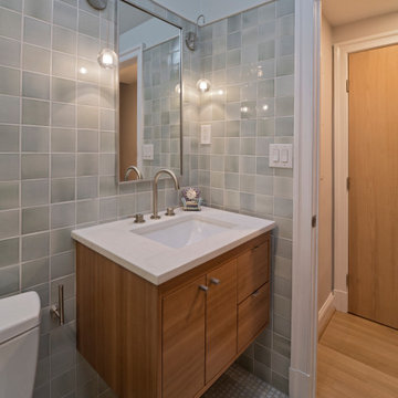 Mid-Century Inspired Bathroom in Capitol Hill