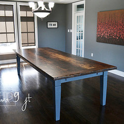 Reclaimed Wood Harvest Tables - Products
