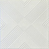 20"x20" Styrofoam Glue Up Ceiling Tiles, R34W Plain White