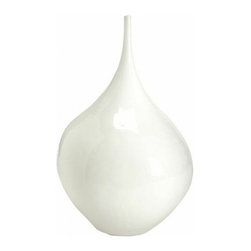 White Hand Blown Bottle - Products