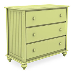 Cottage Three Drawer Wide Chest - Dressers