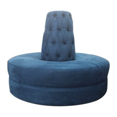 Settee Sofas Houzz Celebrity Furnishings 48 Circle Settee Sofa Sofas