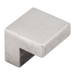 Top Knobs Nouveau III Collection Square Knob 5/8" Antique Pewter M1589 - Cabinet And Drawer Knobs