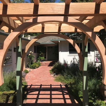 Entry Arbor, Gates, and Fence