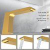 3 Handle Tub and Shower Faucet Dual-Function With High Pressure Handheld Shower, Brushed Gold