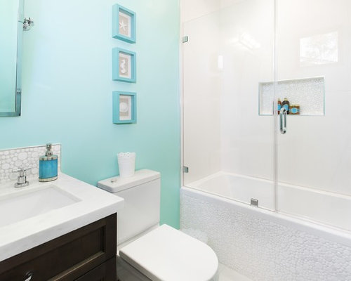  Blue  And White  Bathroom  Houzz