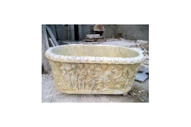 Stone and marble bath tubs