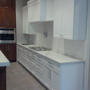 White and Walnut
