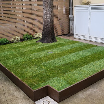 Renovación del patio de una embajada