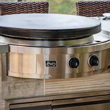 Outdoor Kitchen Featuring Evo Grill