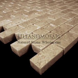 Crema Marfil Marble Mini Brick Mosaic Tile Polished - Products