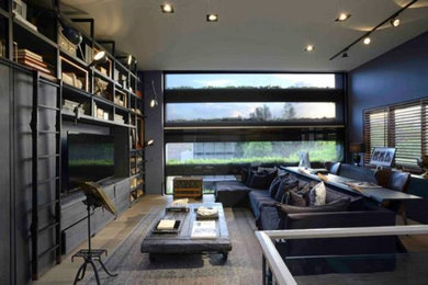 Inspiration for a contemporary home design remodel in New York