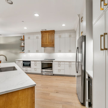 Transitional Kitchen Remodel Done With New Cabinets