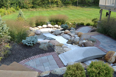 This is an example of a contemporary landscaping in Columbus.