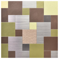 Contemporary Mosaic Tile by Art3d LLC