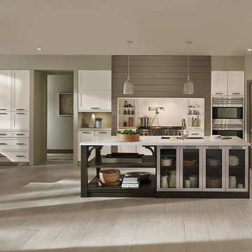 Kitchen Craft Cabinetry: Transitional Kitchen with Neutral Color Palette