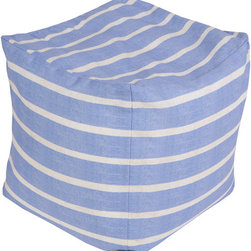 Surya Poufs- (POUF-287) - Floor Pillows And Poufs